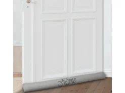 Beautissu Tuuli HO Zugluftstopper 8x90cm Hellgrau