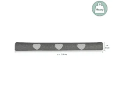 Beautissu Tuuli HR Zugluftstopper 8x90cm Anthrazit