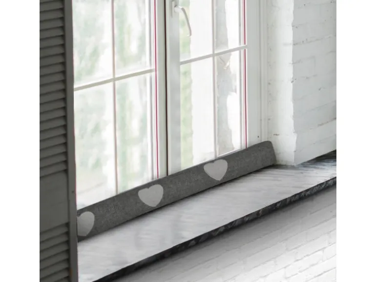 Beautissu Tuuli HR Zugluftstopper 8x100cm Anthrazit