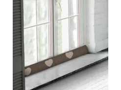 Beautissu Tuuli HR Zugluftstopper 8x120cm Braun 2tlg