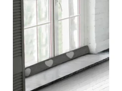 Beautissu Tuuli HR Zugluftstopper 8x120cm Anthrazit 2tlg