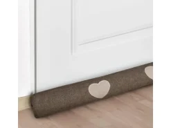 Beautissu Tuuli HR Zugluftstopper 8x100cm Braun 2tlg