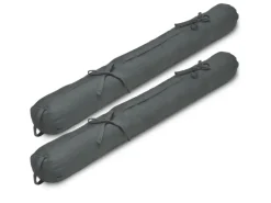 Beautissu Viento Zugluftstopper 10x120cm Anthrazit 2tlg