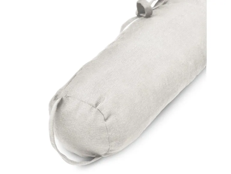 Beautissu Viento Zugluftstopper 10x100cm Hellgrau