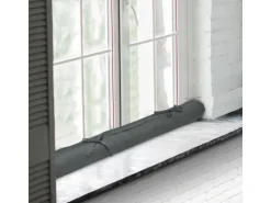 Beautissu Viento Zugluftstopper 10x100cm Anthrazit 2tlg