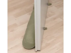 Beautissu Viento Zugluftstopper 10x100cm Taupe