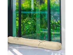 Beautissu Viento Zugluftstopper 10x100cm Creme 2tlg