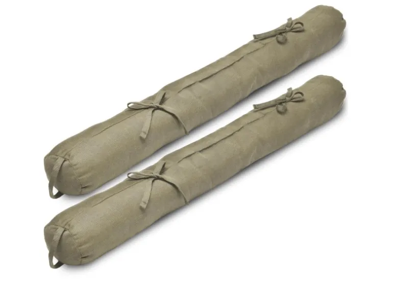 Beautissu Viento Zugluftstopper 10x90cm Taupe 2tlg