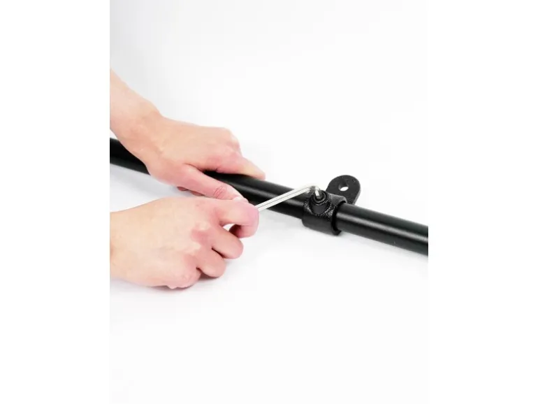 Befestigungsring Schwarz matt für Stahlrohr Ø 2,7 cm