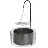 Bellissa Gabionen Grill- und Feuerstelle 92 cm x 40 cm x 142 cm