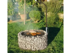 Bellissa Gabionen Grill- und Feuerstelle 92 cm x 40 cm x 142 cm
