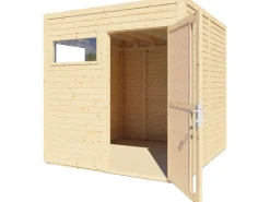 Bertilo Holz-Gartenhaus Cubus 2 Natur 226 cm x 234 cm FSC®