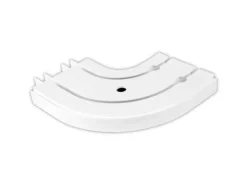 Bestlivings 240 cm Innenlaufschiene 2 Läufig & 2er Set Rundbogen / 2 x 120 cm