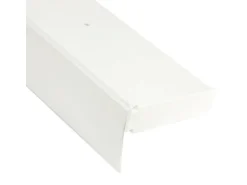 Bestlivings 300 cm Vorhangschiene mit Blende 1 Lauf Weiß / 1 x 120 cm & 2 x 90 cm