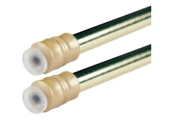 Bestlivings Klemmstangen mit Schraubtechnik Glänzend Gold 80 bis 120 cm 2er Pack