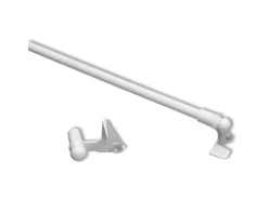 Bestlivings Klemmstangen Ausziehbar Weiß 60 bis 80 cm