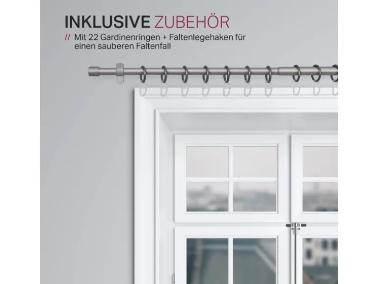 Bestlivings Stilgarnitur Ausziehbar 120 bis 220 cm Silber