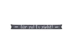 Bestlivings Zugluftstopper Mit Spruch 95 cm x 12 cm Anthrazit Spruch 1