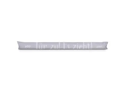 Bestlivings Zugluftstopper Mit Spruch 95 cm x 12 cm Grau Spruch 1