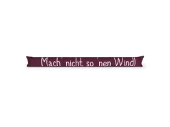 Bestlivings Zugluftstopper Mit Spruch 95 cm x 12 cm Bordeaux Spruch 2