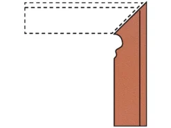 Bodenfliese Cotto Matt 9 cm x 30 cm