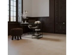 Bodenfliese Denver Feinsteinzeug Taupe Glasiert Matt Rektifiziert 60 cm x 60 cm