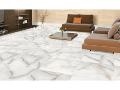 Bodenfliese Feinsteinzeug Glasiert Poliert 60 cm x 60 cm