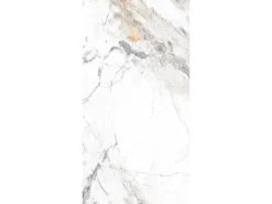 Bodenfliese Feinsteinzeug Weiß Glasiert Poliert 60 cm x 120 cm