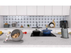 Bodenfliese Feinsteinzeug Glasiert Matt 20 cm x 20 cm