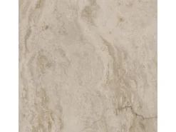 Bodenfliese Feinsteinzeug Travertino Glasiert Matt 60 cm x 60 cm