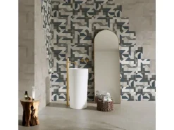 Bodenfliese Feinsteinzeug Heth Grau Glasiert Matt 33 cm x 16,5 cm