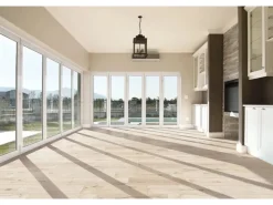 Bodenfliese Feinsteinzeug Durmast Beige Glasiert Matt 20 cm x 120 cm