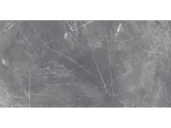 Bodenfliese Feinsteinzeug Schwarz Glasiert Poliert 60 cm x 120 cm