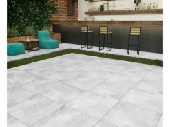 Bodenfliese Feinsteinzeug Grau 60 cm x 60 cm