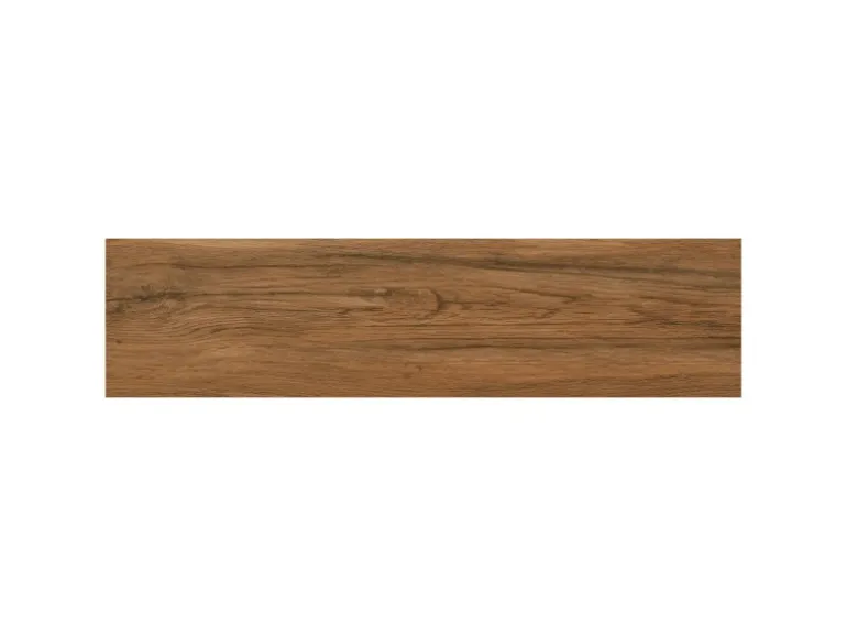 Bodenfliese Feinsteinzeug Oak Braun Glasiert Matt 90 cm x 22,5 cm