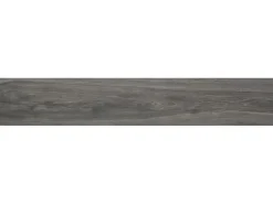 Bodenfliese Feinsteinzeug Oak grande Anthrazit 2 cm x 12 cm