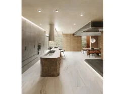 Bodenfliese Feinsteinzeug Creme Glasiert Matt 60 cm x 120 cm