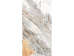 Bodenfliese Feinsteinzeug Gold Glasiert Poliert 60 cm x 30 cm