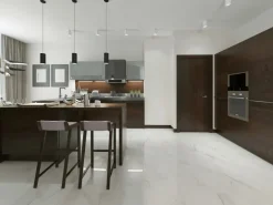 Bodenfliese Feinsteinzeug Glasiert Glänzend 60 cm x 120 cm