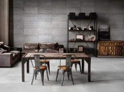 Bodenfliese Feinsteinzeug Dock decor Grau 80 cm x 40 cm