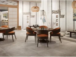 Bodenfliese Feinsteinzeug Vesuvio Taupe 60,5 cm x 60,5 cm