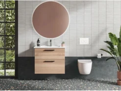 Bodenfliese Feinsteinzeug Materia Anthrazit 59,7 cm x 59,7 cm