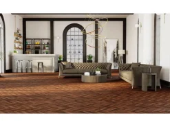 Bodenfliese Feinsteinzeug Glasiert Matt Dunkel 60 cm x 40 cm