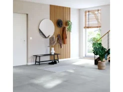 Bodenfliese Feinsteinzeug Grau Glasiert Matt 80 cm x 80 cm