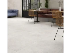 Bodenfliese Feinsteinzeug Kaspio Grau Glasiert Matt 59,8 cm x 59,8 cm