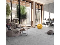 Bodenfliese Feinsteinzeug Grau 60 cm x 60 cm