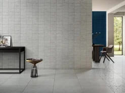 Bodenfliese Feinsteinzeug Materia Grau Matt 59,7 cm x 59,7 cm