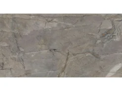 Bodenfliese Feinsteinzeug Grau Glasiert Poliert 60 cm x 120 cm