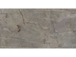 Bodenfliese Feinsteinzeug Grau Glasiert Poliert 60 cm x 120 cm