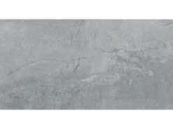 Bodenfliese Feinsteinzeug Grau Glasiert Poliert 60 cm x 120 cm